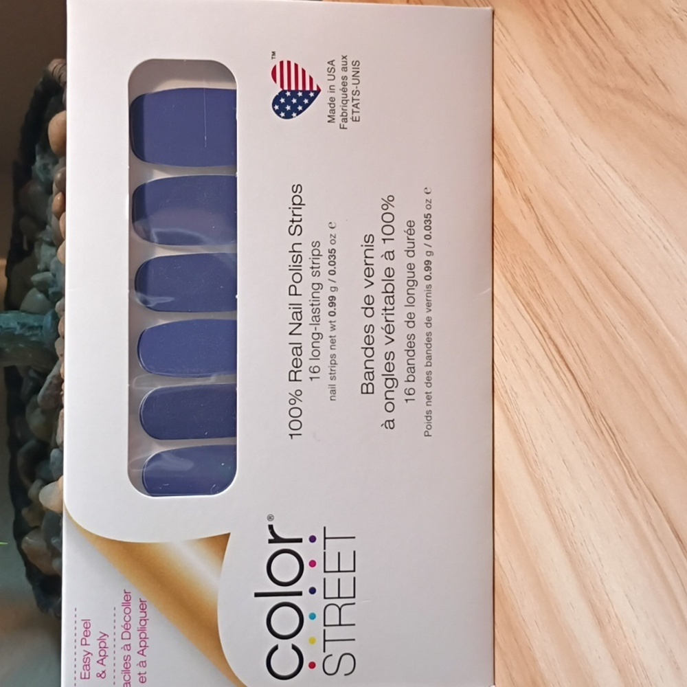 *Retired* Color Street Royal Blue Nail Strips Sleep Tight